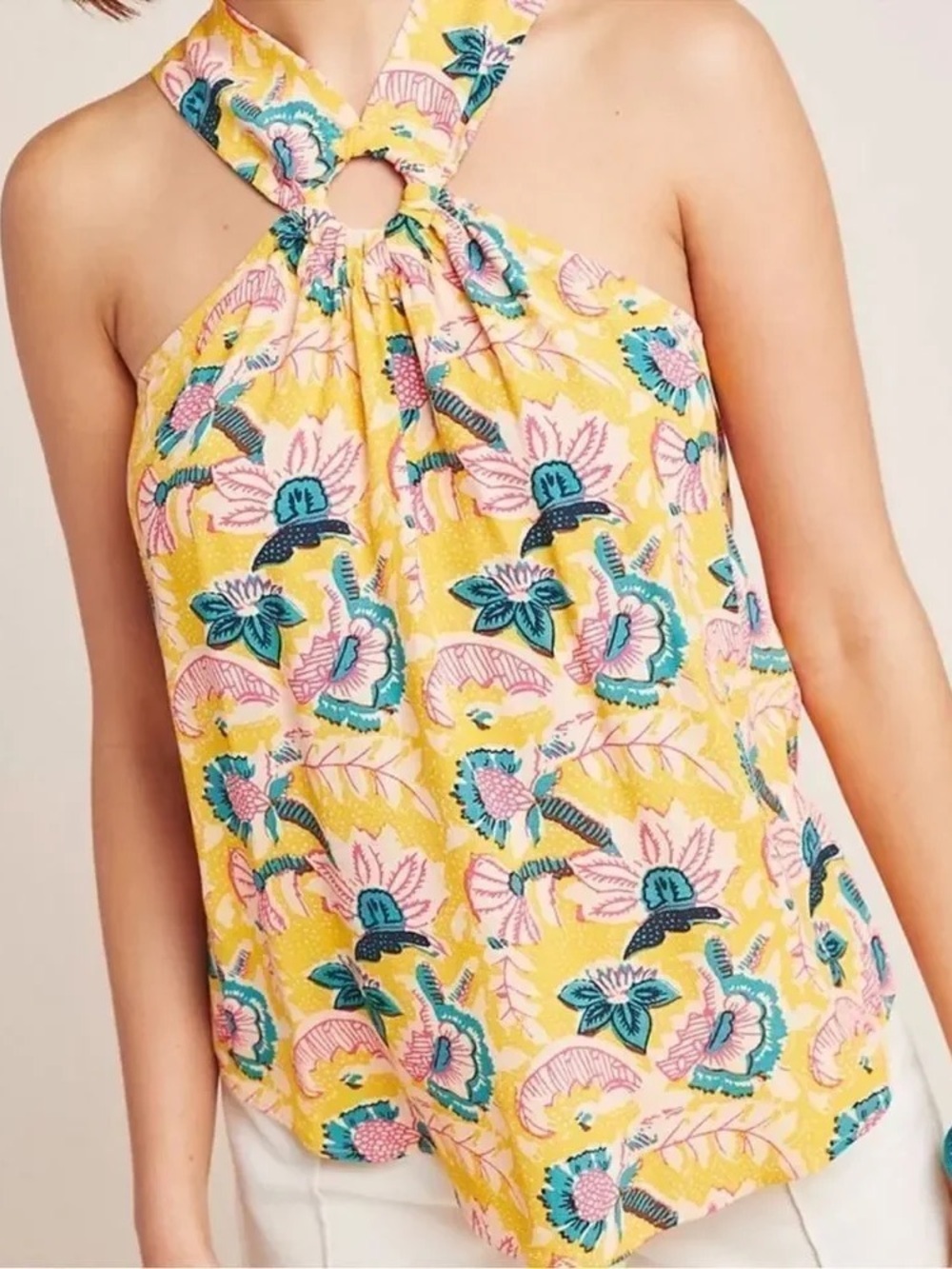 Anthropologie Maeve Mica halter Sz 4 - Picture 1 of 4